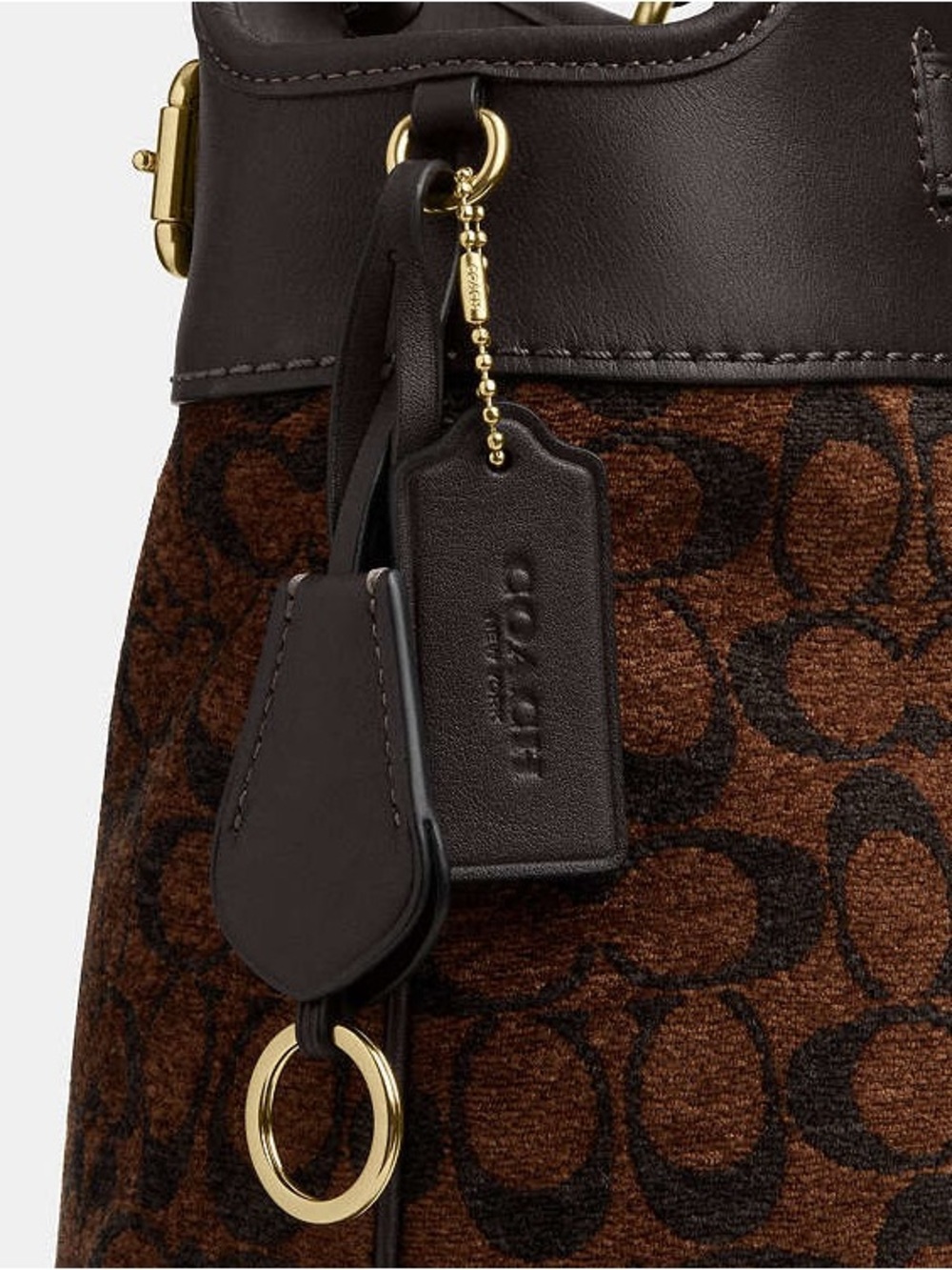 Coach Easton Tote bag in Signature Chenille - Picture 9 of 10
